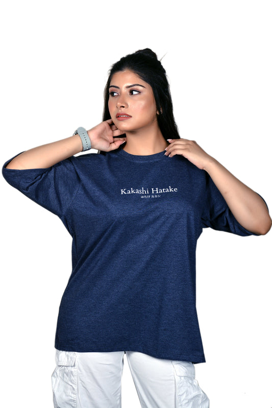 Women's Grey Kakashi Oversize Tshirt