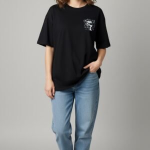 Cavier Black Delusion Premium Oversized T-shirt